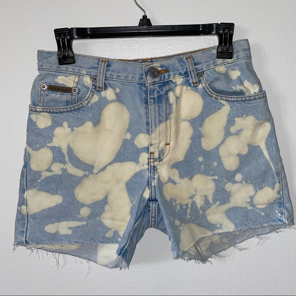 Calvin Klein Tie Dye High Waisted Shorts